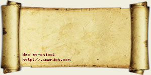 Ksenija Kovjanić vizit kartica